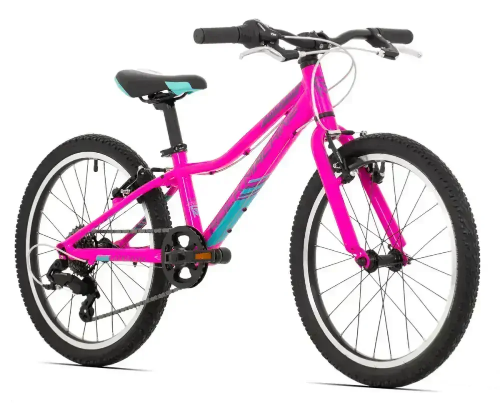 Rock Machine Catherine 20 VB 2025 - horské kolo dětské 20" - Coral Red - vel. 9" (XXS)