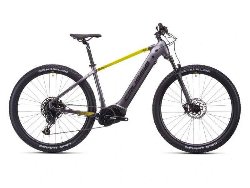 Crussis e-Largo 9.11 2026 - horské elektrokolo 29" - 894 Wh (24,8 Ah) - šedá/žlutá