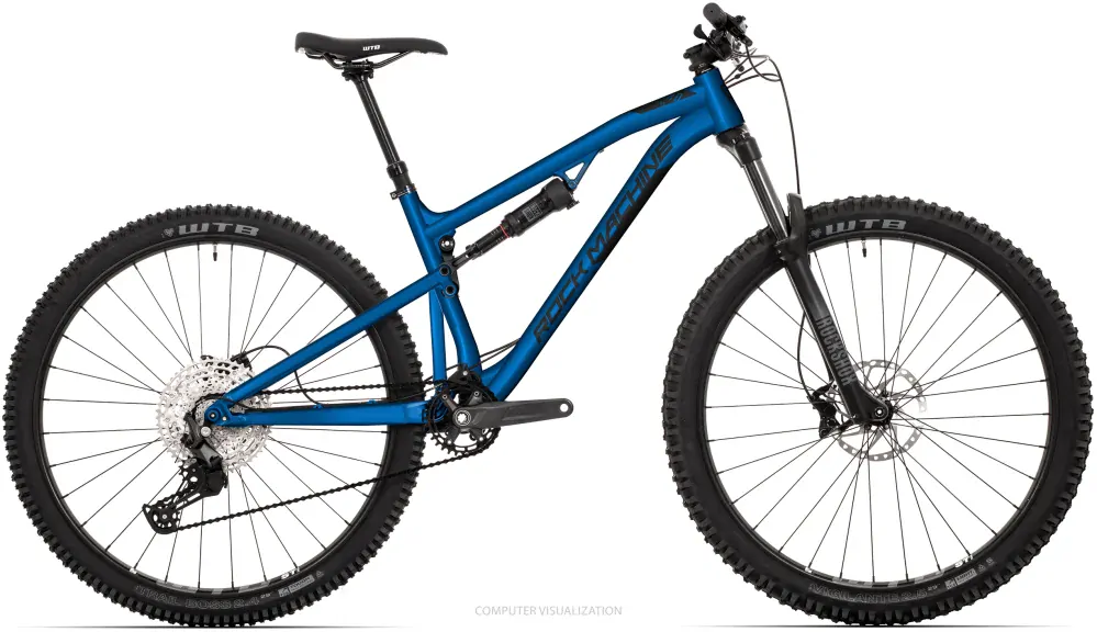 Rock Machine Blizzard TRL 30-29 2024 - celoodpružené horské kolo 29" - Metallic Blue/Black
