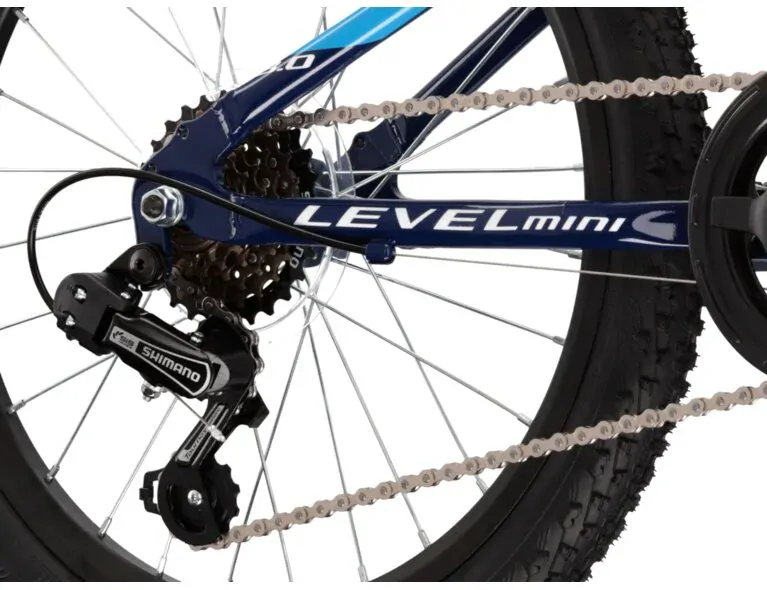 Kross Level Mini 3.0 LIGHT 2023 - kolo dětské 20" - modrá - vel. 11" (XXS)