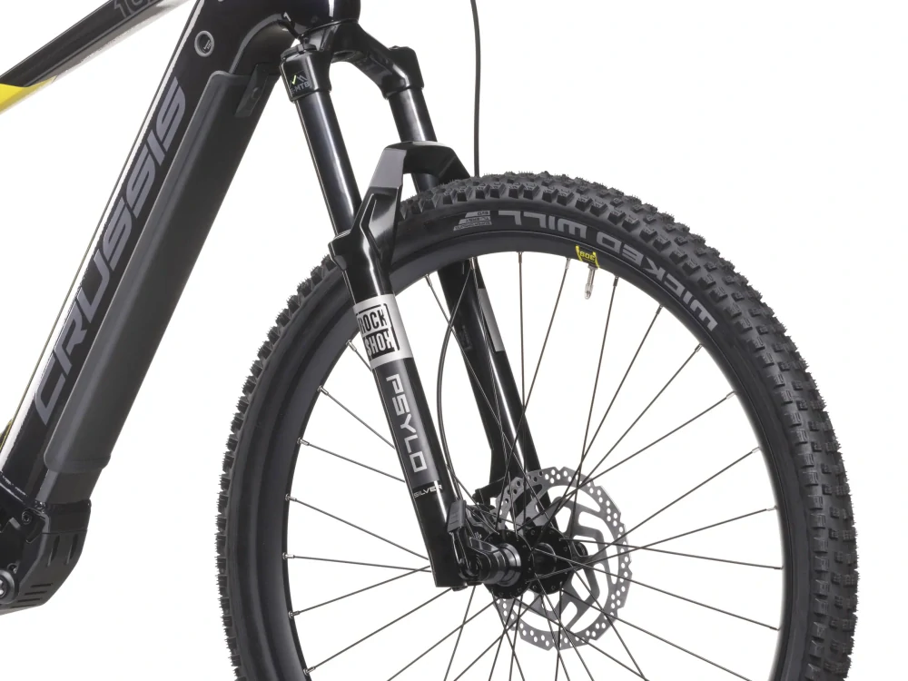 Crussis e-Largo 10.10-M 2025 - horské elektrokolo pánské 29"- 720 Wh - černá/žlutá - vel. 18" (M)