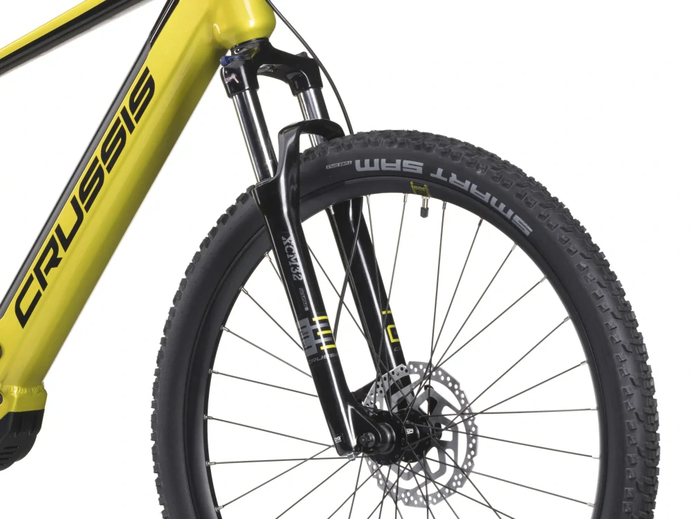 Crussis e-Largo 7.10-L 2025 - horské elektrokolo 29"- 900 Wh (25 Ah) - žlutá/černá