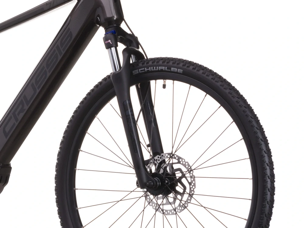Crussis ONE-Cross 7.11 2026 - krosové elektrokolo 28"- 715 Wh (19,88 Ah) - šedá