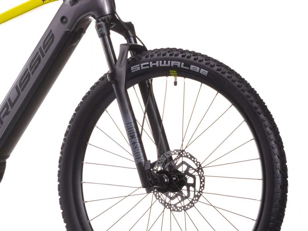 Crussis e-Largo 9.11 2026 - horské elektrokolo 29" - 715 Wh (19,8 Ah) - šedá/žlutá