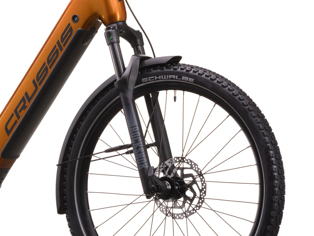 Crussis e-Country 10.11 2026 - městské elektrokolo  27,5" - 715 Wh (19,88 Ah) - oranžová
