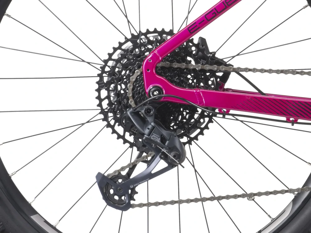 Crussis e-Guera 10.10-M 2025 - horské elektrokolo dámské 27,5"- 720 Wh (20 Ah) - růžová/černá