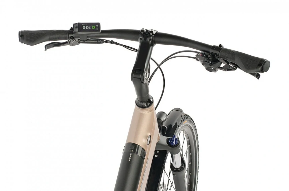 Maxbike Urbea 26 2026 - městské elektrokolo 26"  - silver titan - uni size