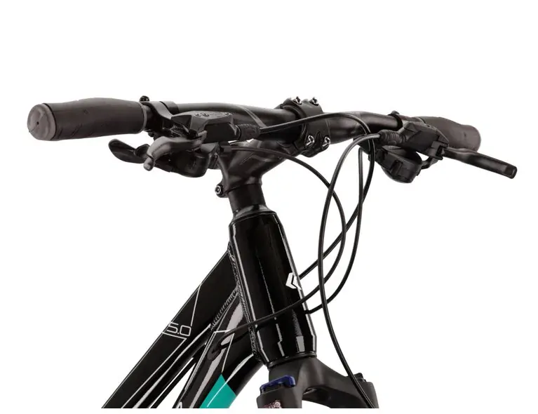 Kross Evado 5.0 2023 - krosové kolo dámské 28" - černá/tyrkysová