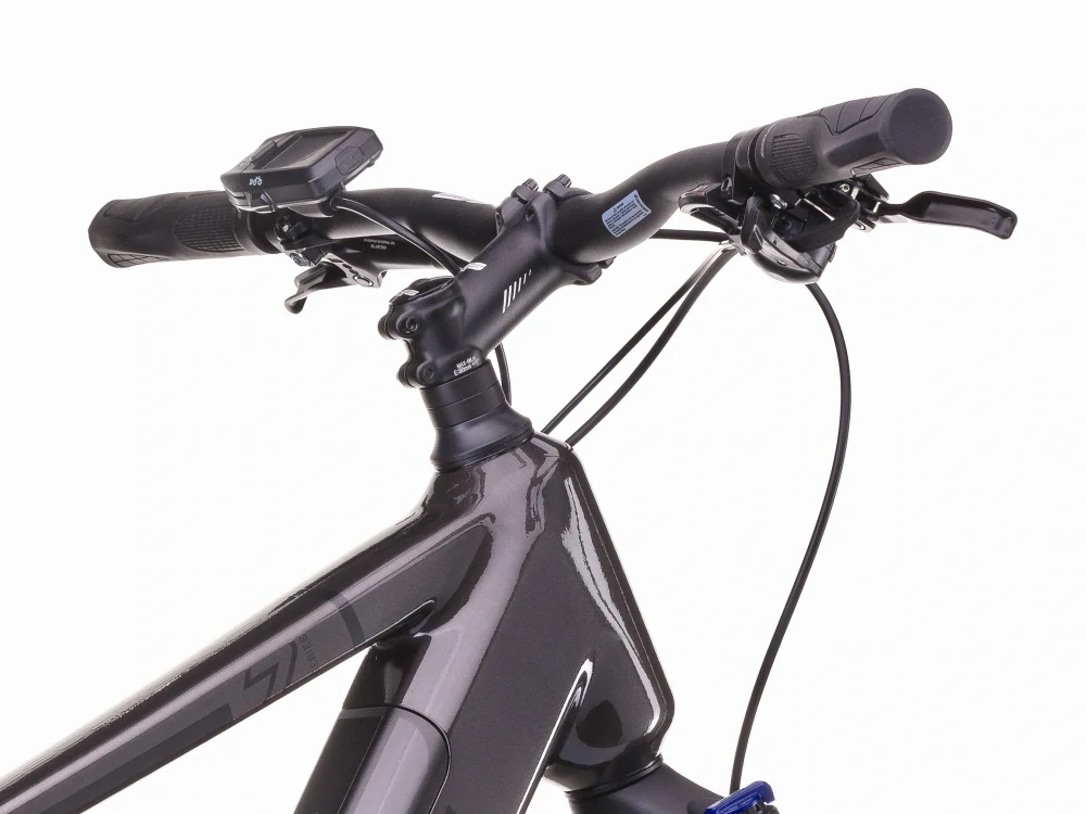 Crussis ONE-Cross 7.11 2026 - krosové elektrokolo 28"- 715 Wh (19,88 Ah) - šedá