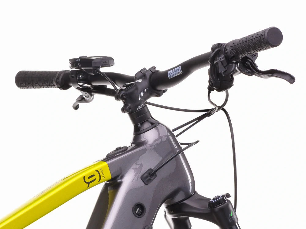 Crussis e-Largo 9.11 2026 - horské elektrokolo 29" - 715 Wh (19,8 Ah) - šedá/žlutá