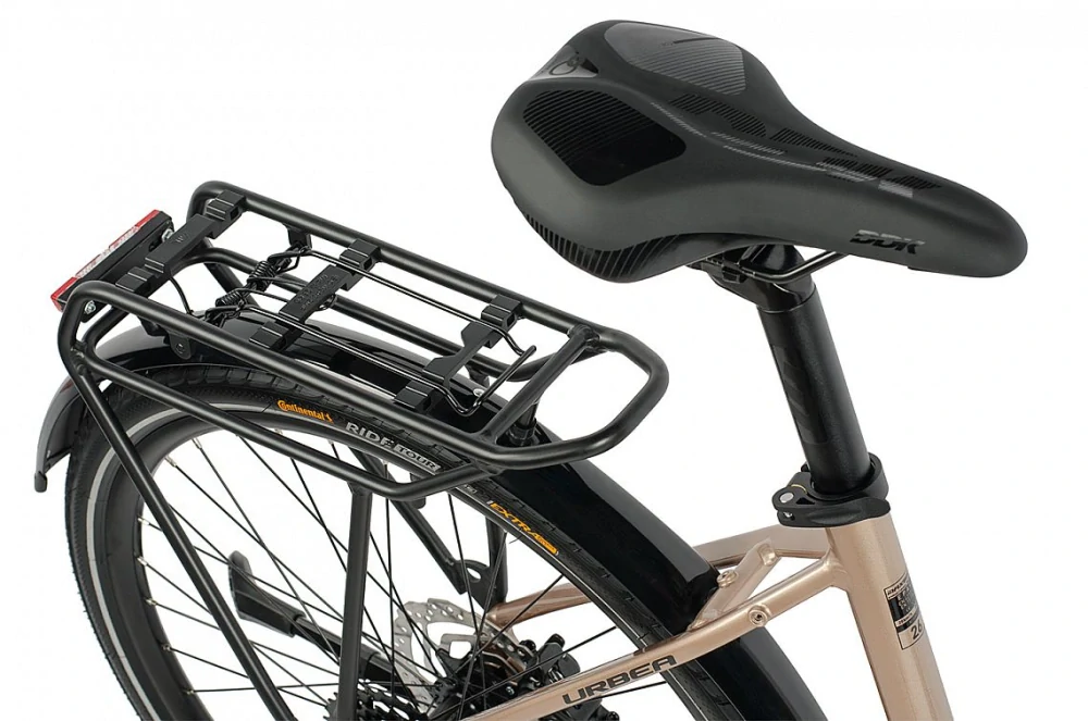 Maxbike Urbea 26 2026 - městské elektrokolo 26"  - silver titan - uni size