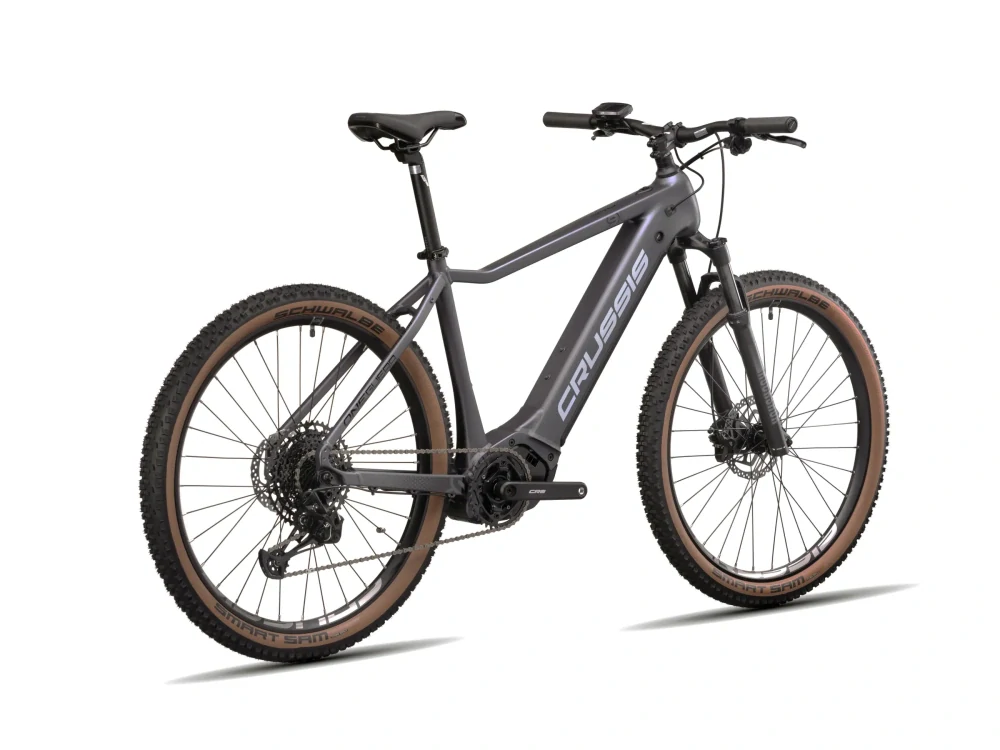 Crussis ONE-Guera 9.10-L 2025- horské elektrokolo dámské 27,5"- 900 Wh (25 Ah) - šedá