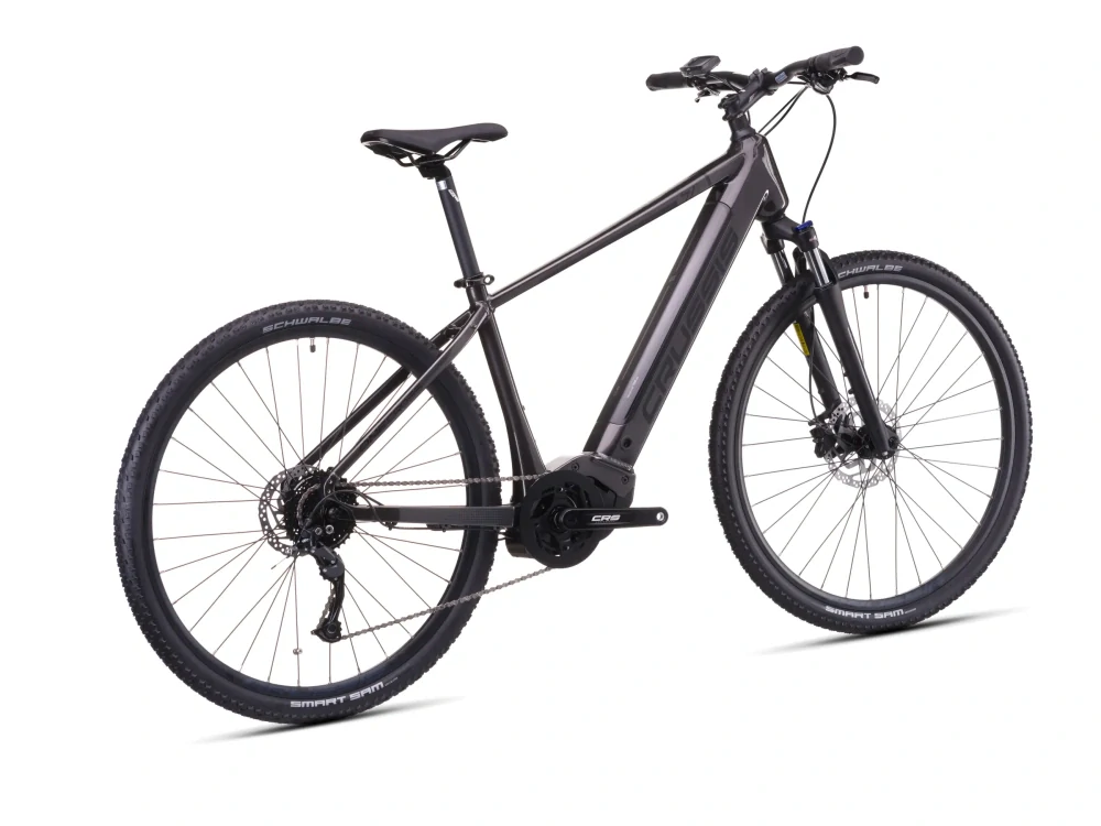 Crussis ONE-Cross 7.11 2026 - krosové elektrokolo 28"- 715 Wh (19,88 Ah) - šedá