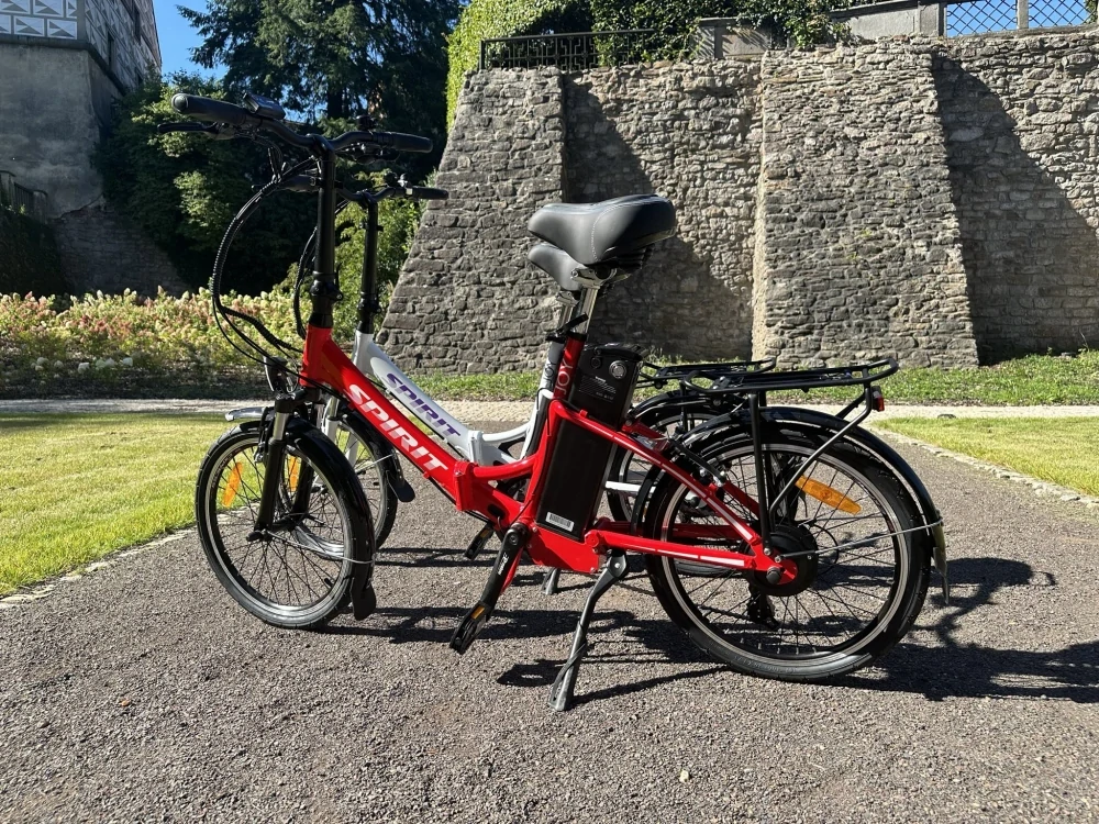 Spirit Joy 2024 - skládací elektrokolo 20" - 648 Wh  (18 Ah) -  červená - vel. 16,5" (S)