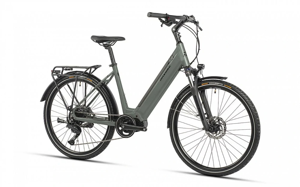 Maxbike Urbea 26 2026 - městské elektrokolo 26"  - pearl sea gray - uni size