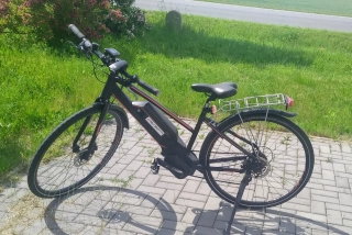 Superior eRX 590 - krosové elektrokolo 28" - černá/červená - vel. 16" (S)