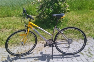 Dema Trino - krosové kolo dámské 28" - žlutá - vel. 18" (M)