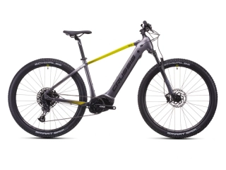 Crussis e-Largo 9.11 2026 - horské elektrokolo 29" - 894 Wh (24,8 Ah) - šedá/žlutá