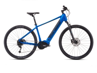 Crussis e-Cross 7.11 2026 - krosové elektrokolo pánské 28" - 715 Wh (19,88 Ah) - modrá/černá