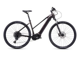 Crussis ONE-Cross low 9.11 2026 - krosové elektrokolo dámské 28" - 715 Wh (19,8 Ah) - šedá
