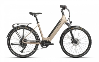 Maxbike Urbea 26 2026 - městské elektrokolo 26"  - silver titan - uni size