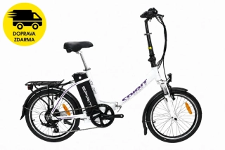 Spirit Joy 2024 - skládací elektrokolo 20" - 468 Wh (13 Ah) - bílá - vel. 16,5" (S)