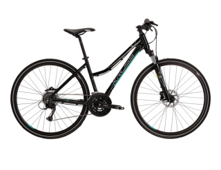 Kross Evado 5.0 2023 - krosové kolo dámské 28" - černá/tyrkysová